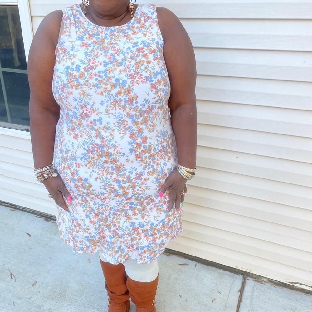 Floral Sleeveless dress